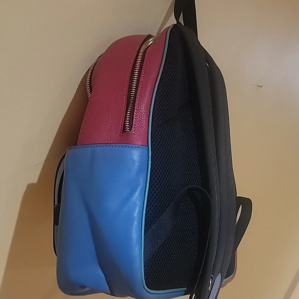 Coach Backpack In Color Block - Picture 10 of 13